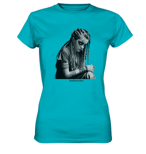 Enigmatic Veil Tattooed Persona - Ladies Premium Shirt | Lady - Shirts | Dark Shadows Arts