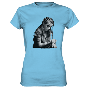 Enigmatic Veil Tattooed Persona - Ladies Premium Shirt | Lady - Shirts | Dark Shadows Arts