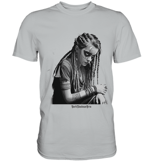 Enigmatic Veil Tattooed Persona - Premium Shirt | Unisex - Shirts | Dark Shadows Arts