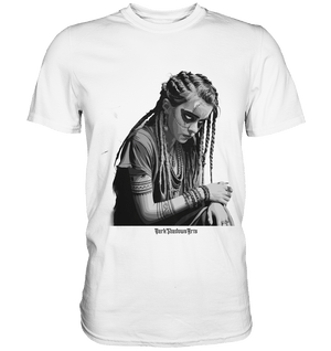 Enigmatic Veil Tattooed Persona - Premium Shirt | Unisex - Shirts | Dark Shadows Arts