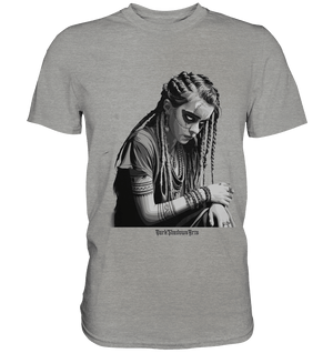 Enigmatic Veil Tattooed Persona - Premium Shirt | Unisex - Shirts | Dark Shadows Arts