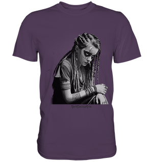 Enigmatic Veil Tattooed Persona - Premium Shirt | Unisex - Shirts | Dark Shadows Arts