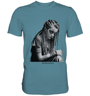 Enigmatic Veil Tattooed Persona - Premium Shirt | Unisex - Shirts | Dark Shadows Arts
