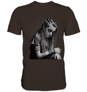 Enigmatic Veil Tattooed Persona - Premium Shirt | Unisex - Shirts | Dark Shadows Arts