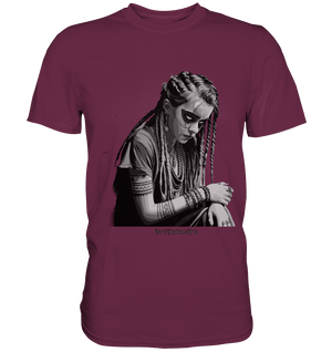 Enigmatic Veil Tattooed Persona - Premium Shirt | Unisex - Shirts | Dark Shadows Arts