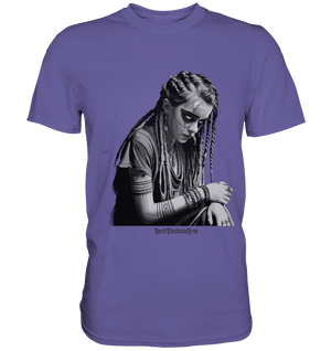 Enigmatic Veil Tattooed Persona - Premium Shirt | Unisex - Shirts | Dark Shadows Arts