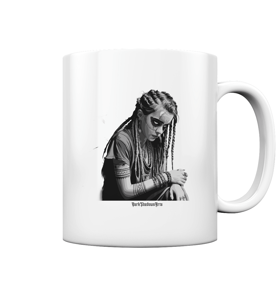 Enigmatic Veil Tattooed Persona - Tasse glossy | Trinkgefäße | Dark Shadows Arts