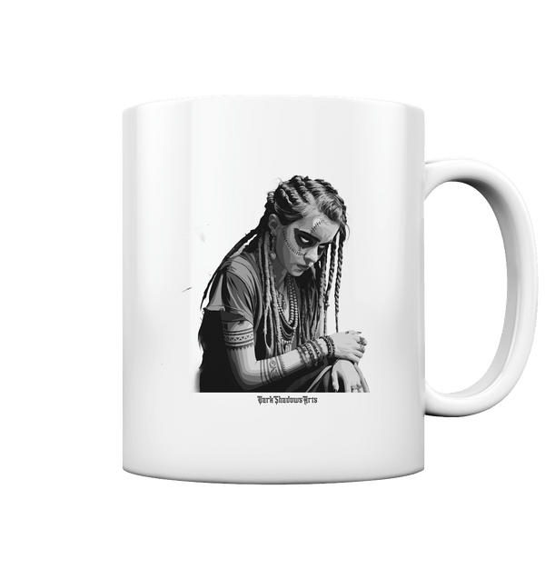Enigmatic Veil Tattooed Persona - Tasse glossy | Trinkgefäße | Dark Shadows Arts
