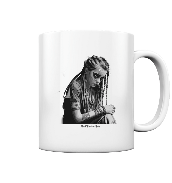 Enigmatic Veil Tattooed Persona - Tasse glossy | Trinkgefäße | Dark Shadows Arts