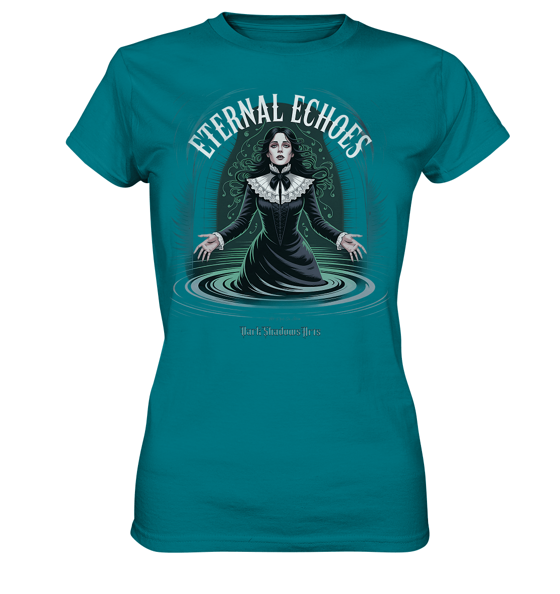 Eternal Echoes ????️ – Viktorianischer Geist in düsterer Eleganz - Ladies Premium Shirt | Lady - Shirts | Dark Shadows Arts