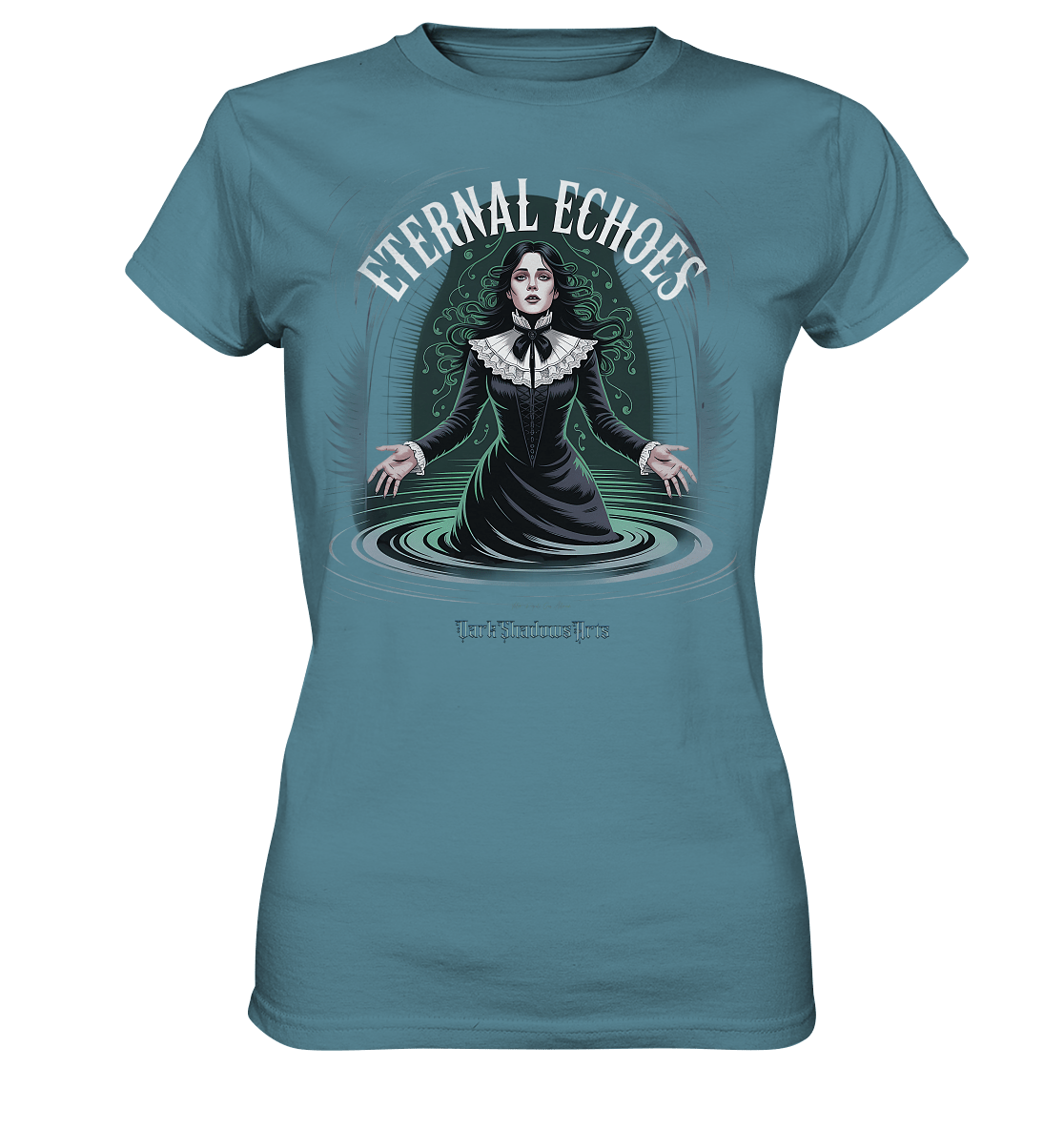 Eternal Echoes ????️ – Viktorianischer Geist in düsterer Eleganz - Ladies Premium Shirt | Lady - Shirts | Dark Shadows Arts
