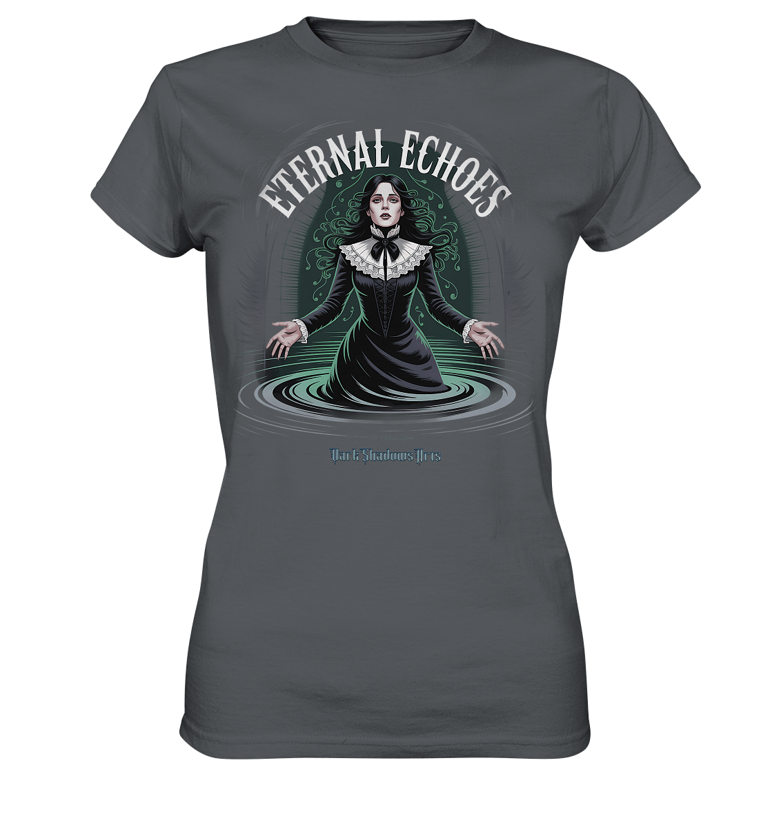 Eternal Echoes ????️ – Viktorianischer Geist in düsterer Eleganz - Ladies Premium Shirt | Lady - Shirts | Dark Shadows Arts