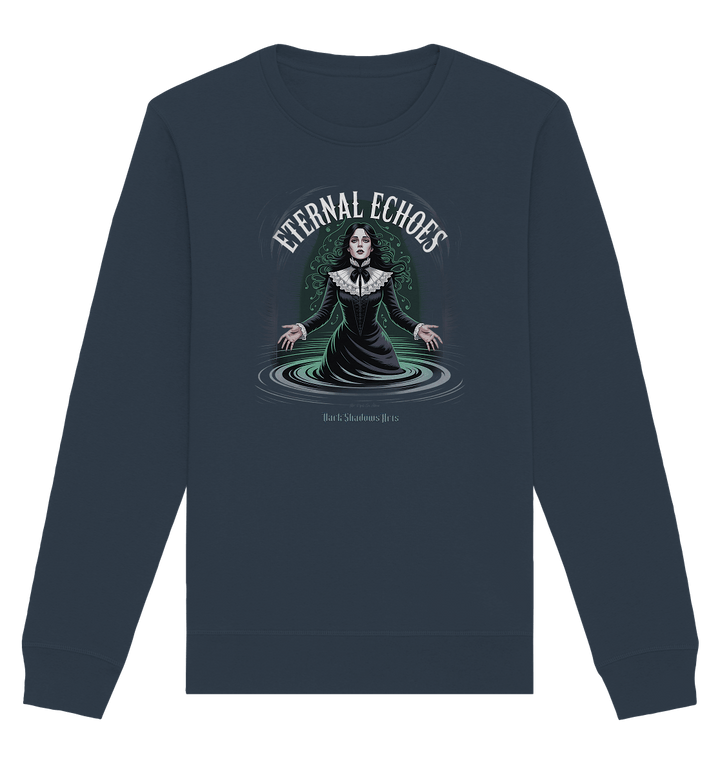 Eternal Echoes ????️ – Viktorianischer Geist in düsterer Eleganz - Organic Basic Unisex Sweatshirt | Sweatshirts | Dark Shadows Arts