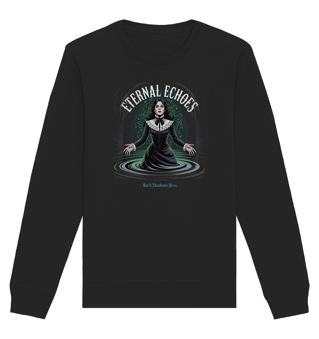 Eternal Echoes ????️ – Viktorianischer Geist in düsterer Eleganz - Organic Basic Unisex Sweatshirt | Sweatshirts | Dark Shadows Arts