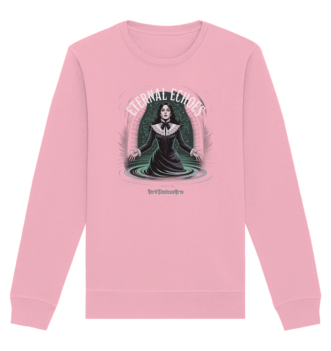 Eternal Echoes ????️ – Viktorianischer Geist in düsterer Eleganz - Organic Basic Unisex Sweatshirt | Sweatshirts | Dark Shadows Arts