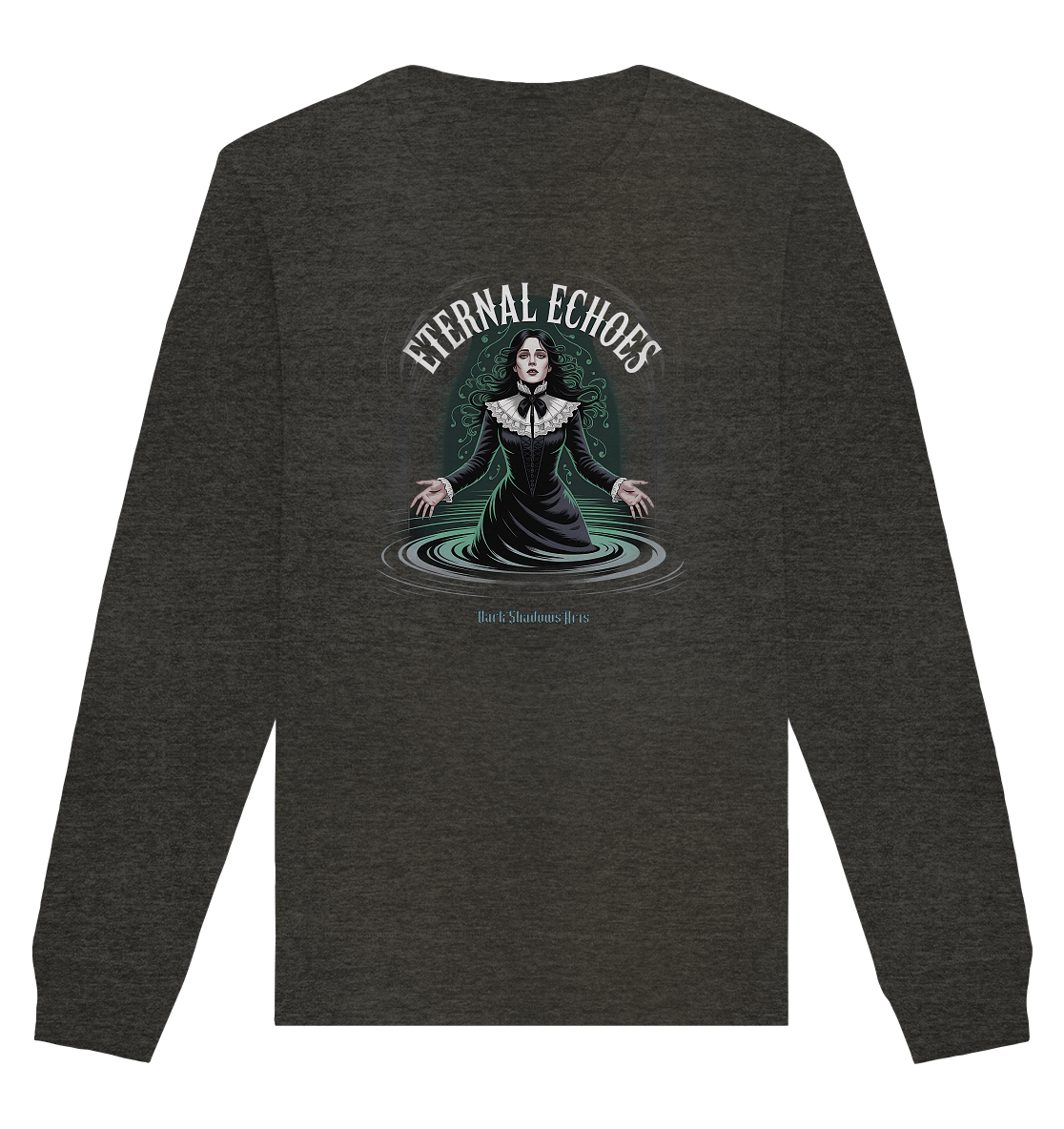 Eternal Echoes ????️ – Viktorianischer Geist in düsterer Eleganz - Organic Basic Unisex Sweatshirt | Sweatshirts | Dark Shadows Arts