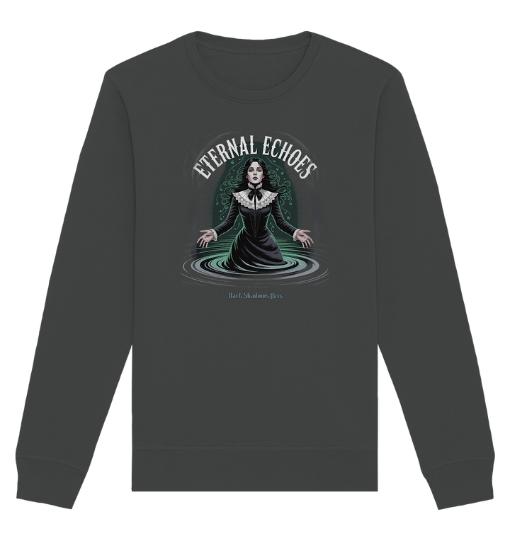 Eternal Echoes ????️ – Viktorianischer Geist in düsterer Eleganz - Organic Basic Unisex Sweatshirt | Sweatshirts | Dark Shadows Arts