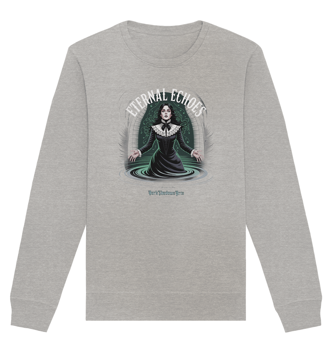 Eternal Echoes ????️ – Viktorianischer Geist in düsterer Eleganz - Organic Basic Unisex Sweatshirt | Sweatshirts | Dark Shadows Arts