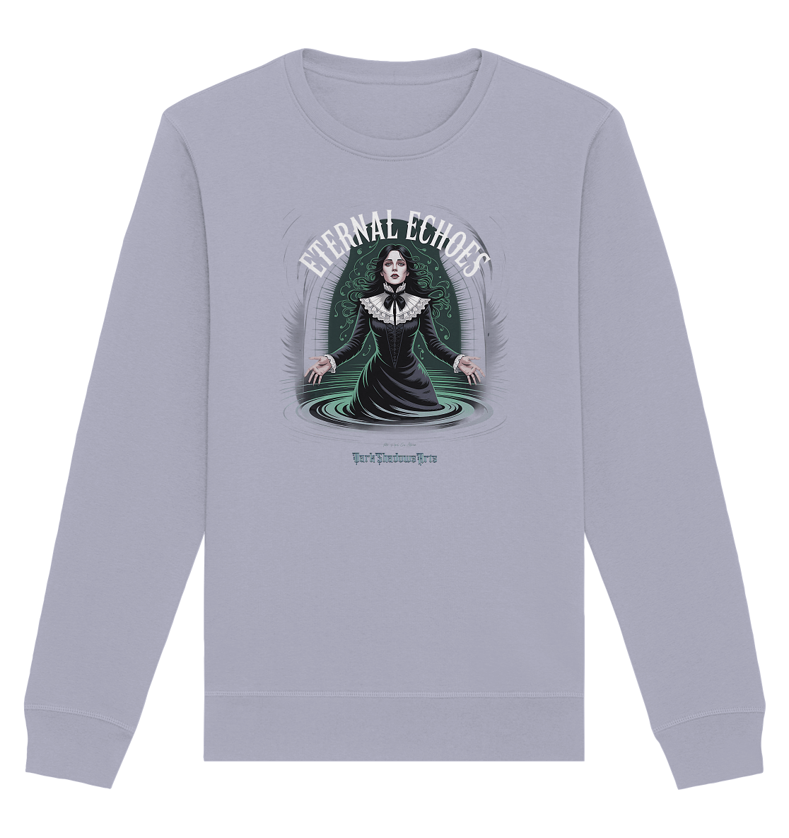 Eternal Echoes ????️ – Viktorianischer Geist in düsterer Eleganz - Organic Basic Unisex Sweatshirt | Sweatshirts | Dark Shadows Arts