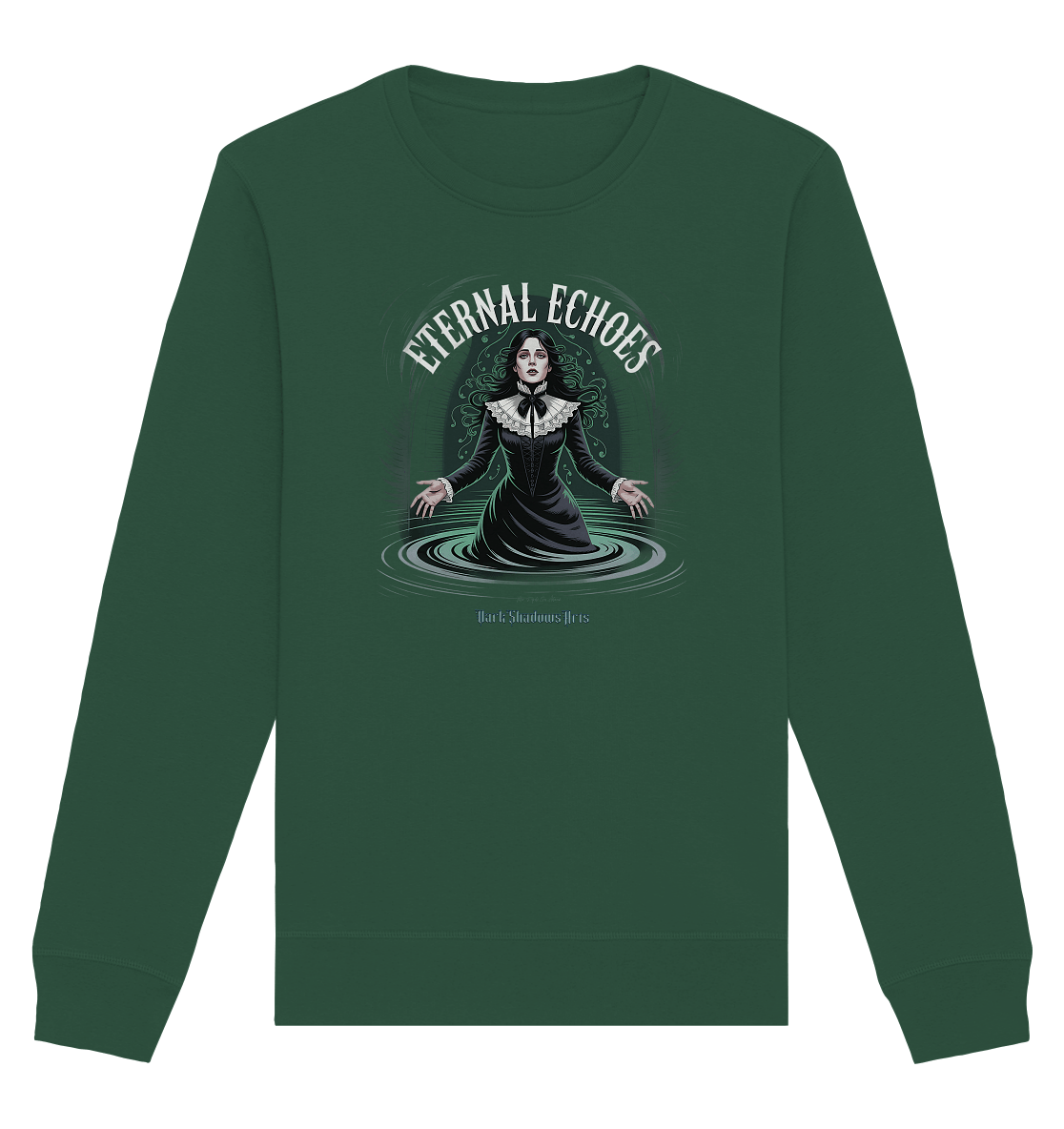 Eternal Echoes ????️ – Viktorianischer Geist in düsterer Eleganz - Organic Basic Unisex Sweatshirt | Sweatshirts | Dark Shadows Arts