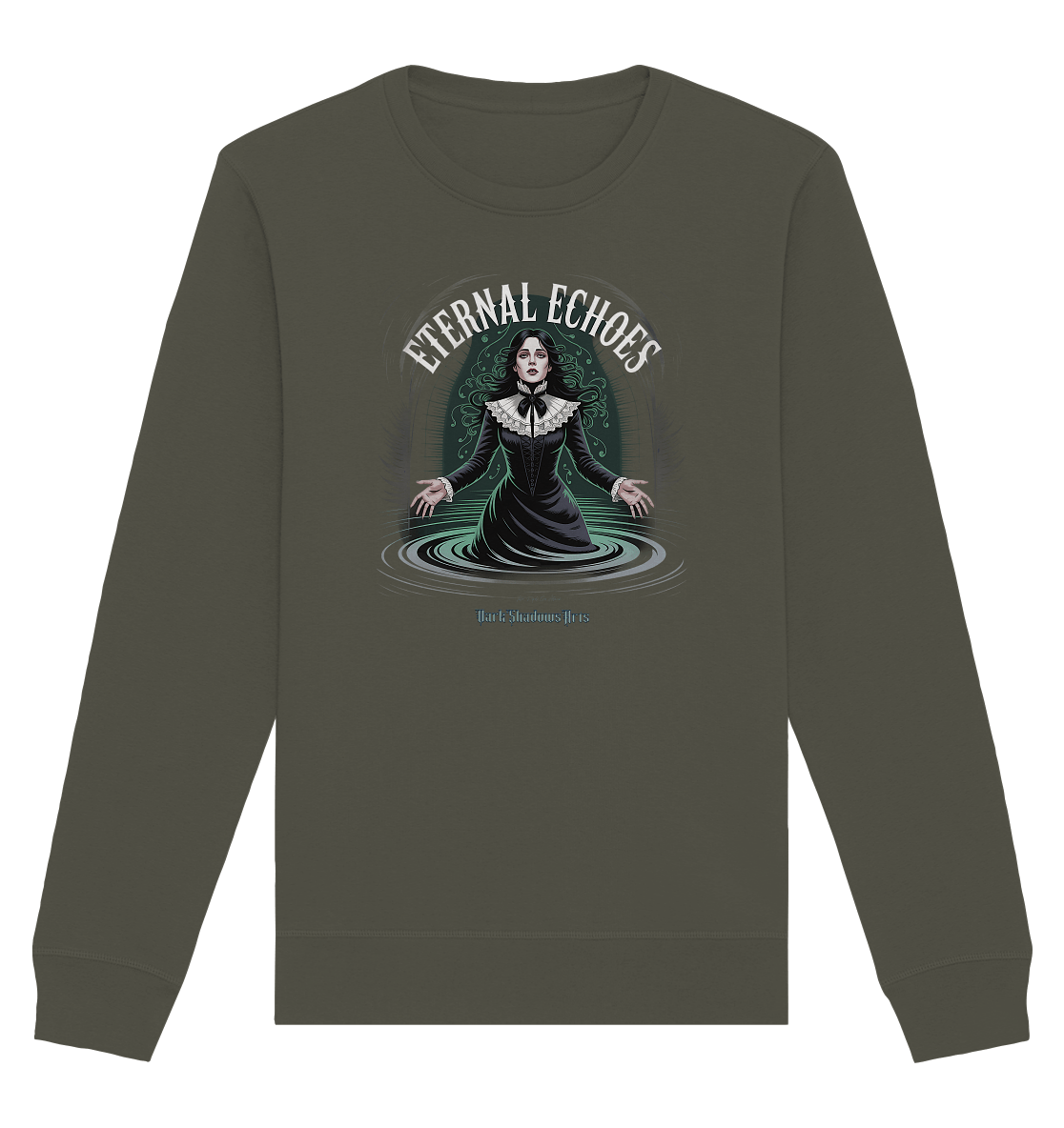 Eternal Echoes ????️ – Viktorianischer Geist in düsterer Eleganz - Organic Basic Unisex Sweatshirt | Sweatshirts | Dark Shadows Arts