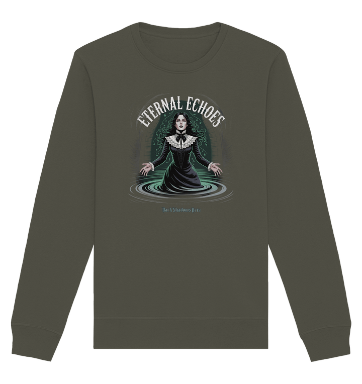 Eternal Echoes ????️ – Viktorianischer Geist in düsterer Eleganz - Organic Basic Unisex Sweatshirt | Sweatshirts | Dark Shadows Arts