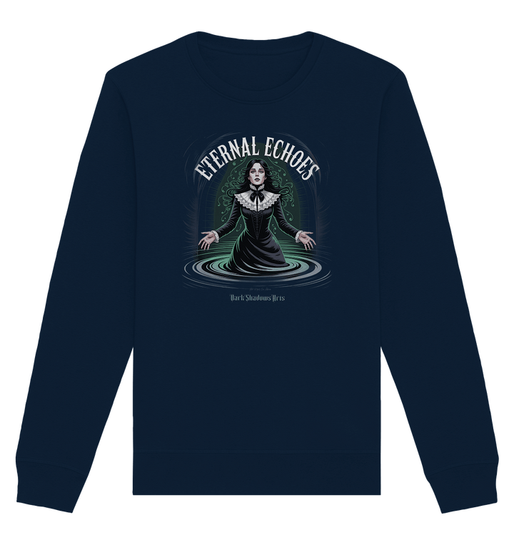 Eternal Echoes ????️ – Viktorianischer Geist in düsterer Eleganz - Organic Basic Unisex Sweatshirt | Sweatshirts | Dark Shadows Arts