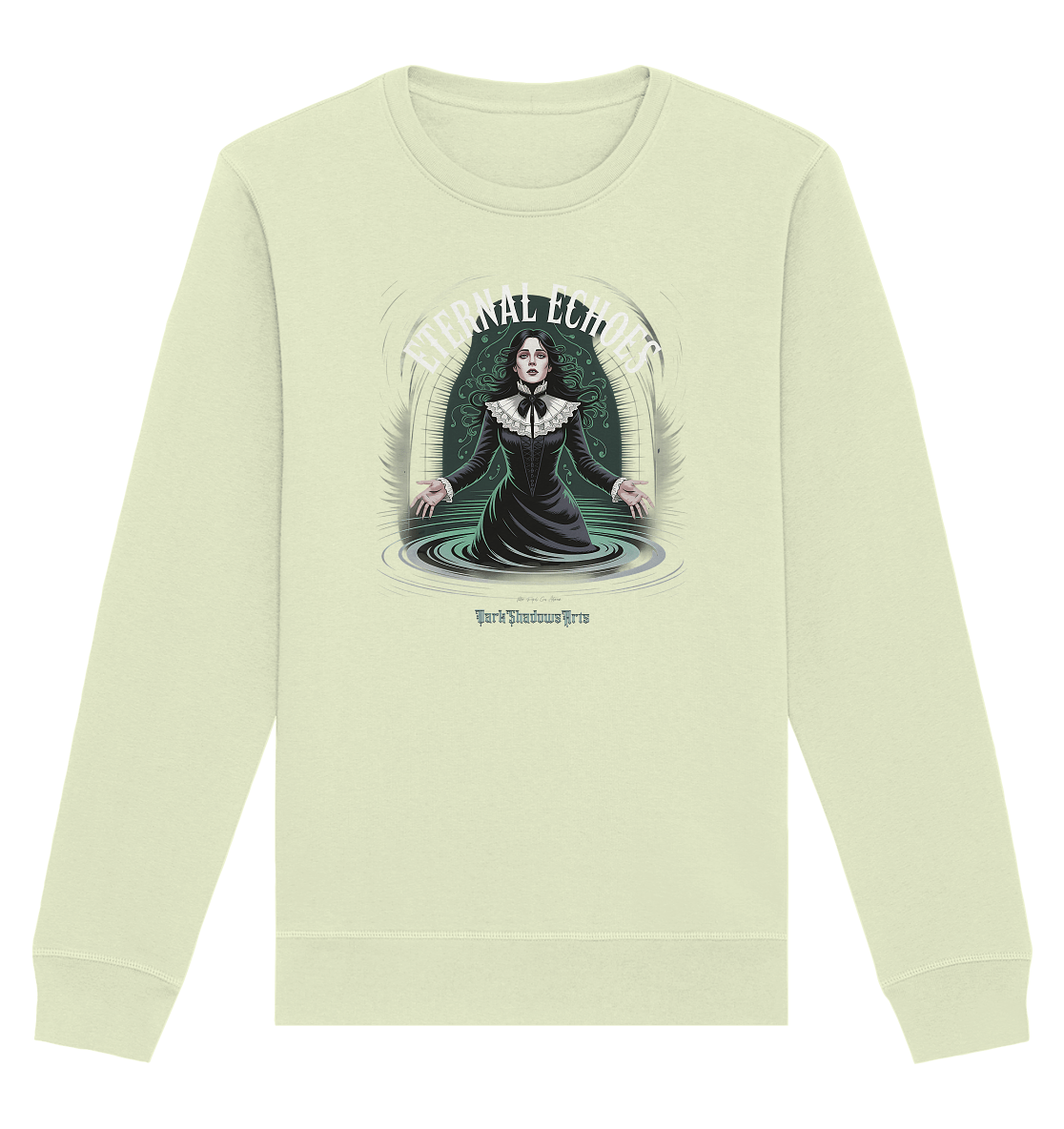 Eternal Echoes ????️ – Viktorianischer Geist in düsterer Eleganz - Organic Basic Unisex Sweatshirt | Sweatshirts | Dark Shadows Arts