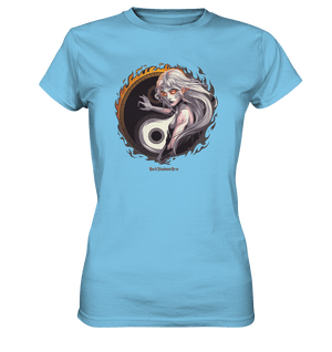 Eternal Flames Yin Yang Guardian - Ladies Premium Shirt | Lady - Shirts | Dark Shadows Arts