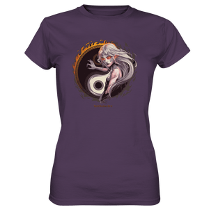 Eternal Flames Yin Yang Guardian - Ladies Premium Shirt | Lady - Shirts | Dark Shadows Arts