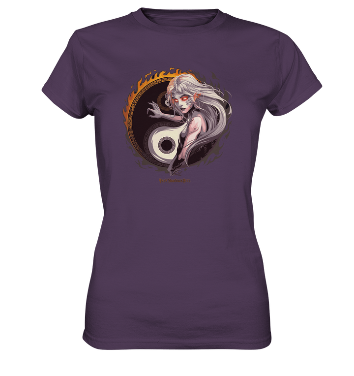 Eternal Flames Yin Yang Guardian - Ladies Premium Shirt | Lady - Shirts | Dark Shadows Arts
