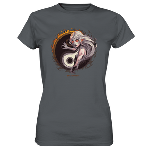 Eternal Flames Yin Yang Guardian - Ladies Premium Shirt | Lady - Shirts | Dark Shadows Arts