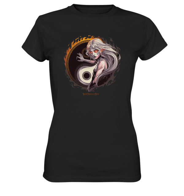 Eternal Flames Yin Yang Guardian - Ladies Premium Shirt | Lady - Shirts | Dark Shadows Arts
