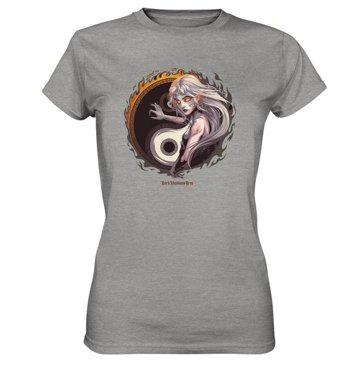 Eternal Flames Yin Yang Guardian - Ladies Premium Shirt | Lady - Shirts | Dark Shadows Arts
