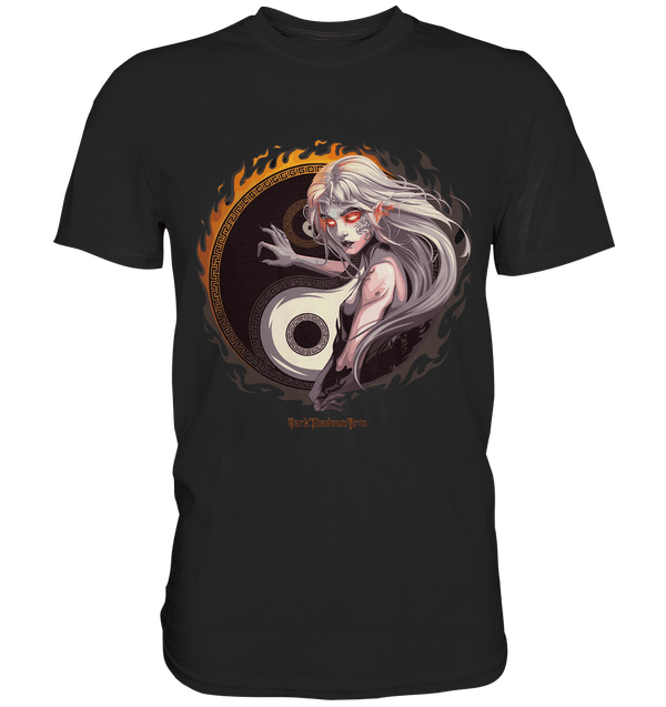 Eternal Flames Yin Yang Guardian - Premium Shirt | Unisex - Shirts | Dark Shadows Arts