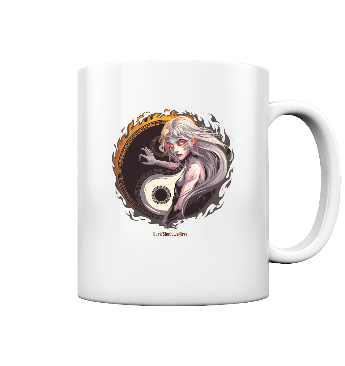 Eternal Flames Yin Yang Guardian - Tasse glossy | Trinkgefäße | Dark Shadows Arts