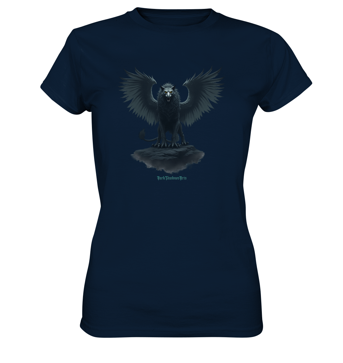 Eternal Guardian - The Enigmatic Griffin - Ladies Premium Shirt | Lady - Shirts | Dark Shadows Arts