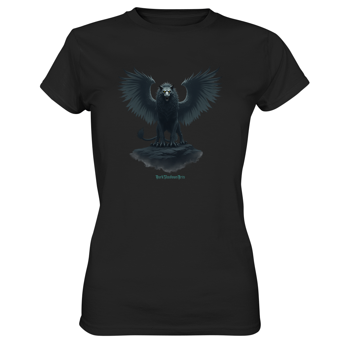 Eternal Guardian - The Enigmatic Griffin - Ladies Premium Shirt | Lady - Shirts | Dark Shadows Arts
