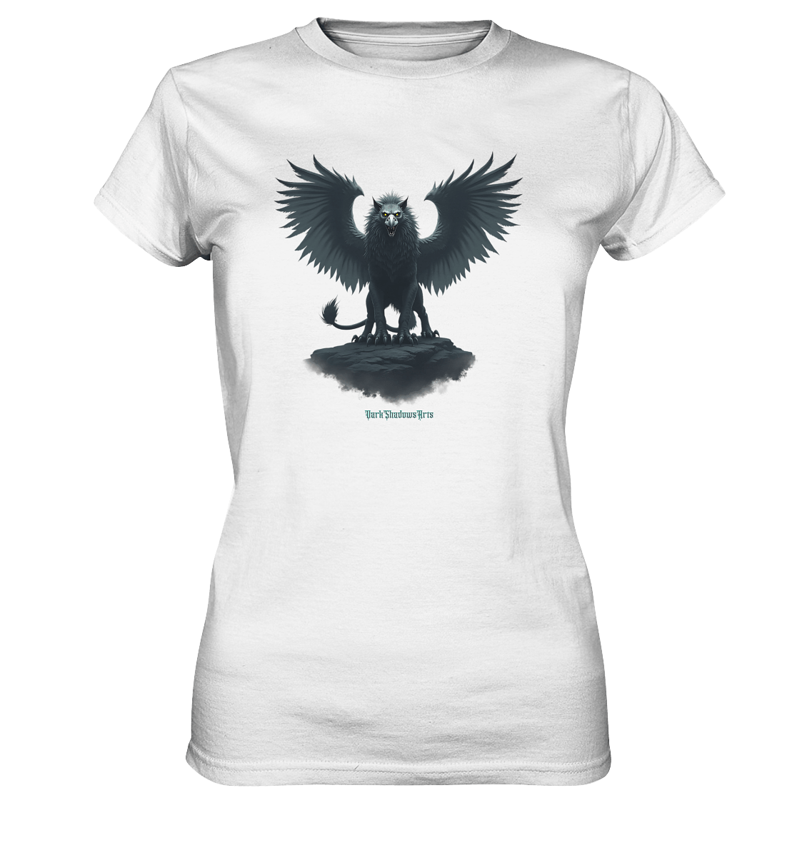 Eternal Guardian - The Enigmatic Griffin - Ladies Premium Shirt | Lady - Shirts | Dark Shadows Arts