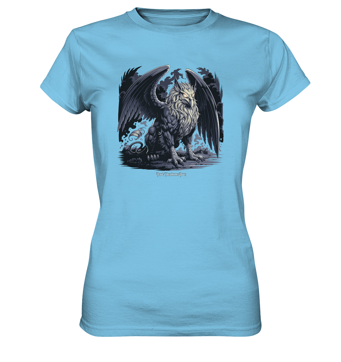 Eternal Guardian - The Enigmatic Stone Griffin - Ladies Premium Shirt | Lady - Shirts | Dark Shadows Arts