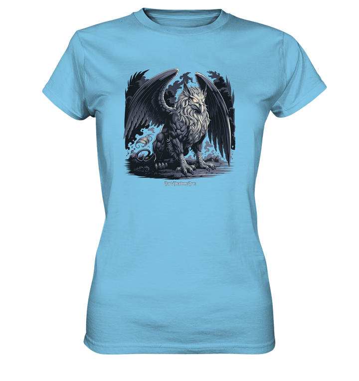Eternal Guardian - The Enigmatic Stone Griffin - Ladies Premium Shirt | Lady - Shirts | Dark Shadows Arts