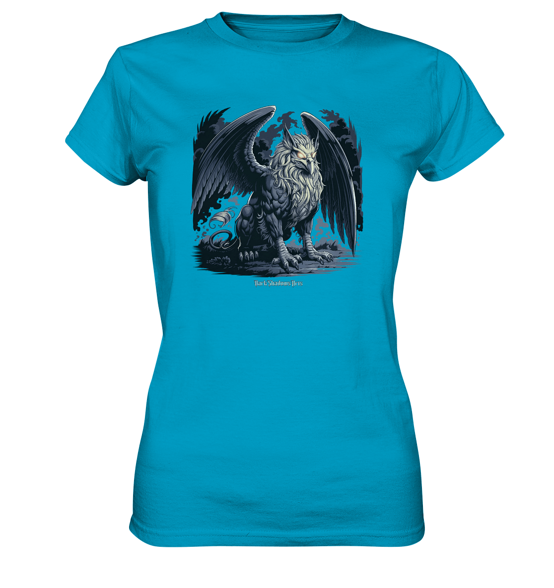 Eternal Guardian - The Enigmatic Stone Griffin - Ladies Premium Shirt | Lady - Shirts | Dark Shadows Arts