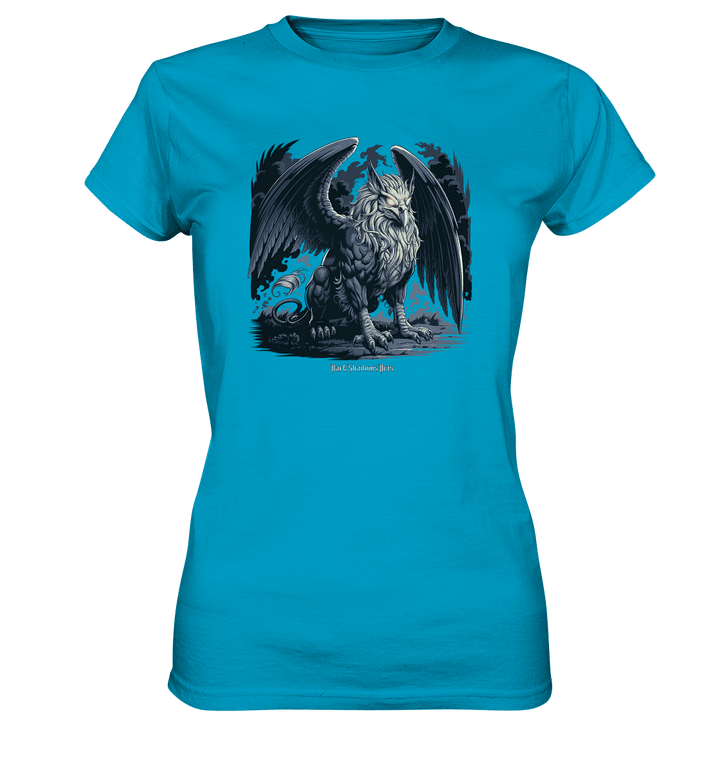 Eternal Guardian - The Enigmatic Stone Griffin - Ladies Premium Shirt | Lady - Shirts | Dark Shadows Arts