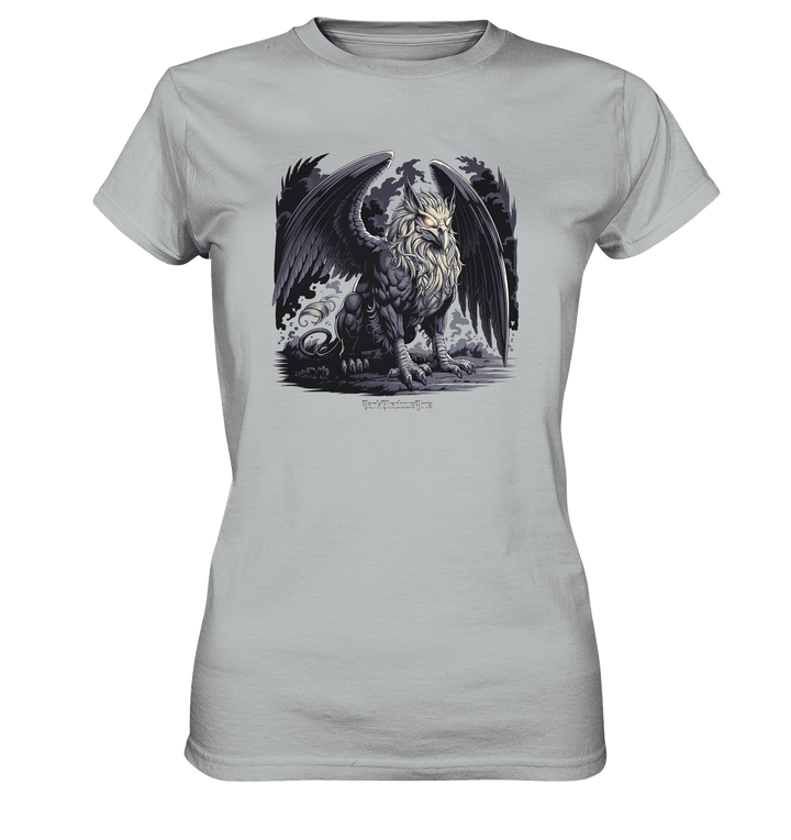 Eternal Guardian - The Enigmatic Stone Griffin - Ladies Premium Shirt | Lady - Shirts | Dark Shadows Arts