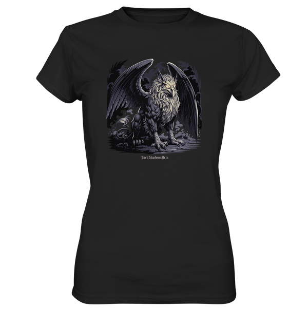 Eternal Guardian - The Enigmatic Stone Griffin - Ladies Premium Shirt | Lady - Shirts | Dark Shadows Arts