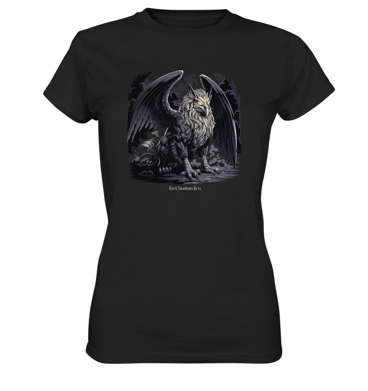 Eternal Guardian - The Enigmatic Stone Griffin - Ladies Premium Shirt | Lady - Shirts | Dark Shadows Arts