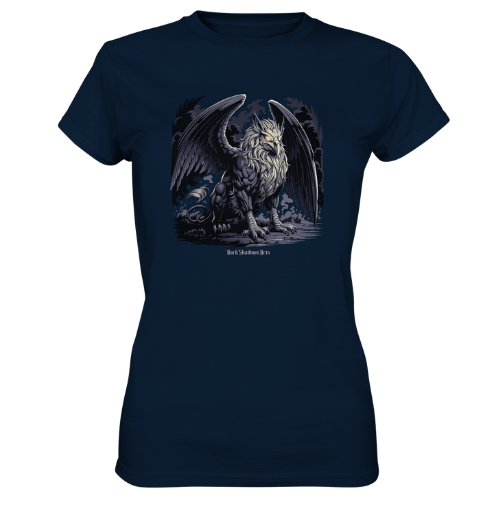 Eternal Guardian - The Enigmatic Stone Griffin - Ladies Premium Shirt | Lady - Shirts | Dark Shadows Arts