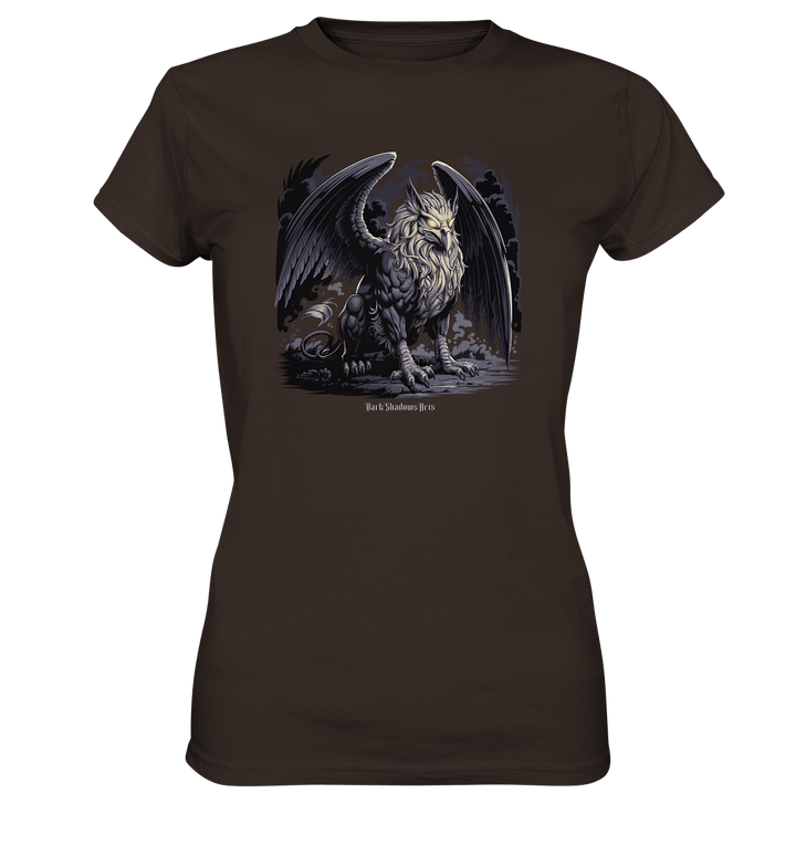 Eternal Guardian - The Enigmatic Stone Griffin - Ladies Premium Shirt | Lady - Shirts | Dark Shadows Arts