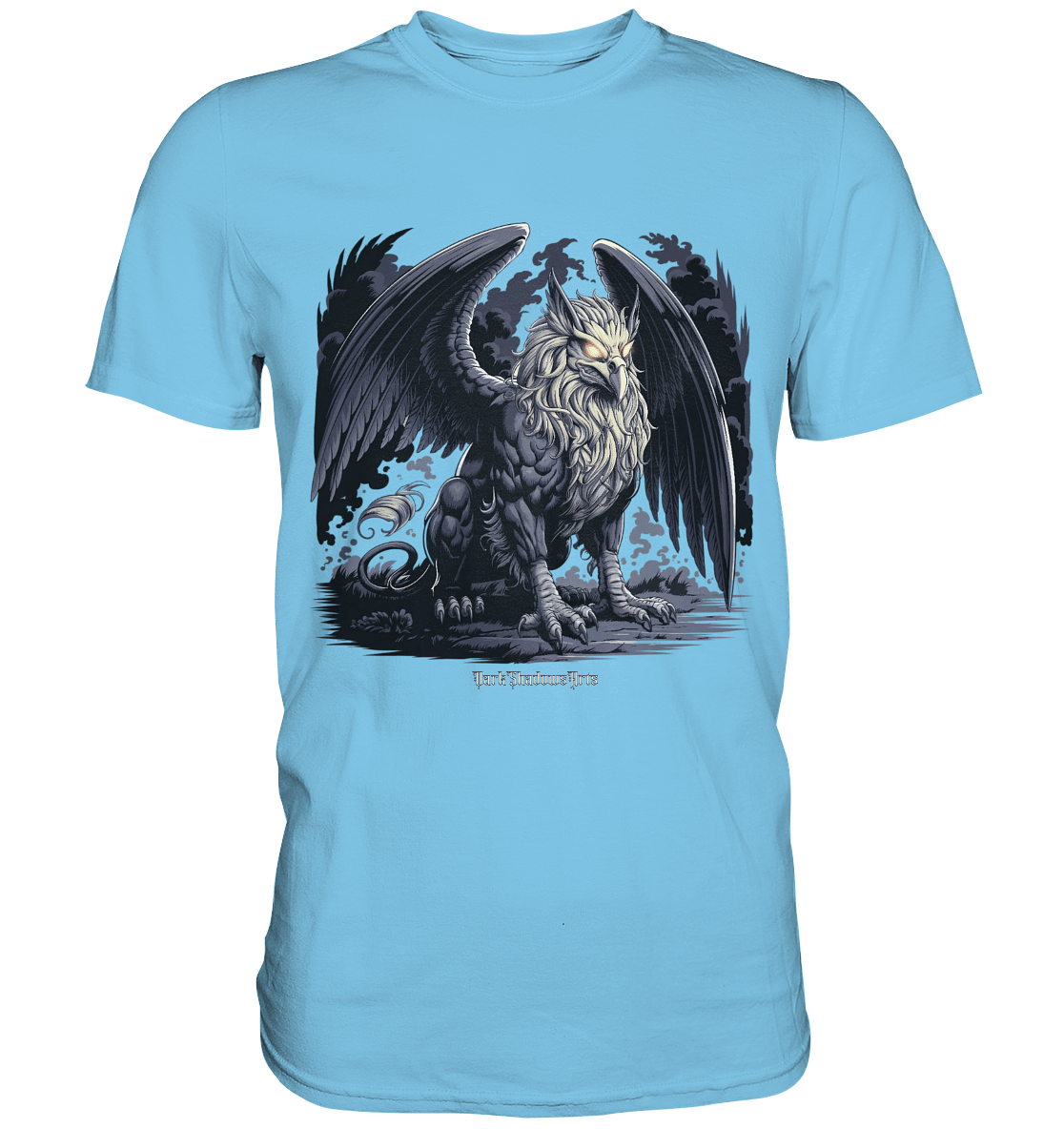 Eternal Guardian - The Enigmatic Stone Griffin - Premium Shirt | Unisex - Shirts | Dark Shadows Arts