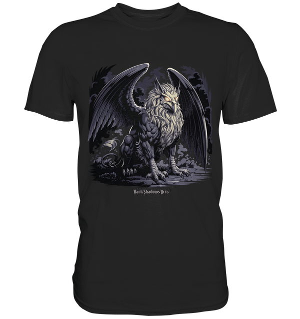 Eternal Guardian - The Enigmatic Stone Griffin - Premium Shirt | Unisex - Shirts | Dark Shadows Arts